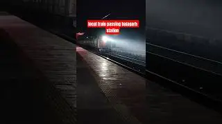 local train passing station