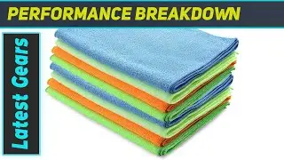 DNA MOTORING TOOLS-00257 Microfiber Cleaning Towels &ndash; Best for Scratch-Free Auto Detailing!