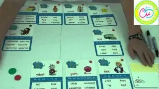 麻辣字母拼讀卡(大卡) - 介紹 12: 棋盤遊戲 [象盒子]