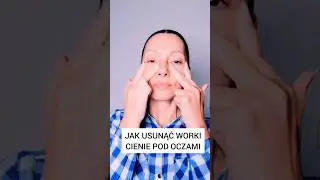 SUPER MASAŻ NA CIENIE I WORKI POD OCZAMI #masażtwarzy #uroda #twarz