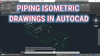 AUTOCAD Isometric Piping Designs | Piping Isometric Drawings of High Speed Diesel | Piping Basics
