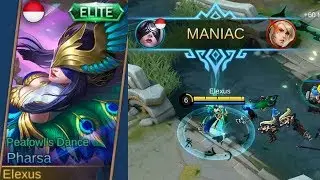 Revamped Peafowl's Dance Skill Effect (Pharsa Rework Elite Skin) Epic Green - Mobile Legends
