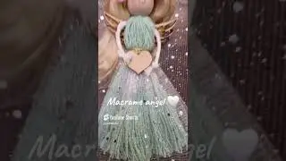 Macrame angel 👼🤍 #macrameart