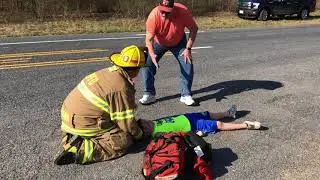Emergency responders practice protocols with mock bus crash