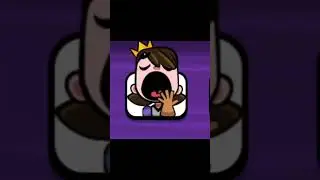 Princess yawning emote #clashroyale #gaming #shorts