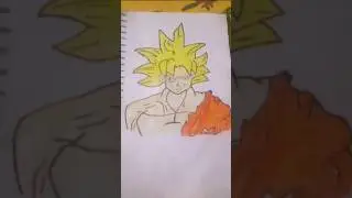 Art By TP Aryan $ ran Goku