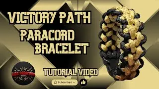 Victory Path Paracord Bracelet Tutorial | Step by Step Guide #paracordbracelet #knot #tutorial #diy