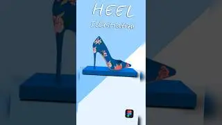 Figma Illustration - speed art Heel design #shorts #figmadesign #designtool #designillustration