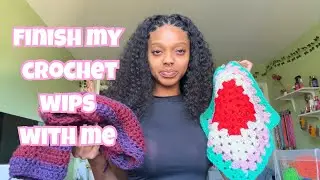 Заканчиваю свои незавершенные проекты по вязанию крючком #crochetwip #crochet | raymadethat 🍓