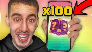 פותח 100 לאקי דרופס בקלאש רויאל !!!