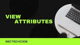 view attributes || common attributes of view