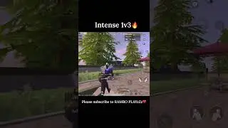 Intense 1v3🔥 #bgmi #ramboplayzzz #shorts