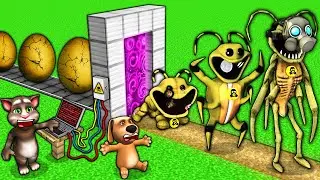SECRET UPGRADE of SMILING CRITTERS BUG vs SKIBIDI TOILET and TV WOMAN in MINECRAFT animation