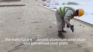 Metal washer for fixing insulation board#construction #roofinginnovation #roofing #waterproofing