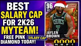 BEST SALARY CAP LINEUP FOR 2K26 MYTEAM! FREE PINK DIAMOND TODAY! NO MONEY SPENT #23