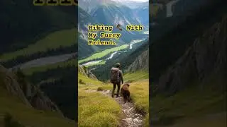 Summer hiking 🥾 and camping.🏕️ AI 🤖 Generated.#outdoors#hiking