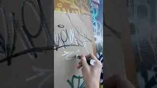 B&W HANDMIXED SOLID MARKER bought in graffdream store in Rome #graffiti #caligraffiti #graffitiart