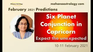 6 Planet Conjunction in Capricorn in February 2021 | Six Planets in Capricorn 10 & 11 Feb 2021