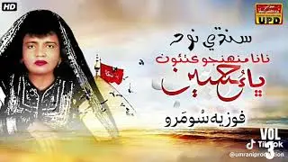 Noha | Fozia Soomro | Majlis Noha | Imam Hussain AS | Karbala