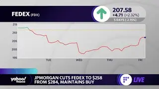 JPMorgan cuts FedEx price target to $258