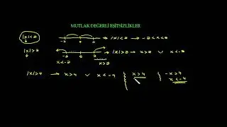 MUTLAK DEĞER-3: MUTLAK DEĞER İÇEREN EŞİTSİZLİKLER #tytmatematik #tyt #tytkonuanlatımı