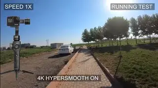 Gopro Hero 7 Black +&nbsp; Gimbal Zhiyun Smooth 4 Running and Walking Test