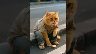 cat eating food  #babyshorts #funny #babyshark #cute #cats