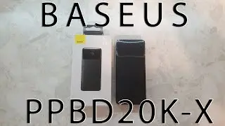 Внешний аккумулятор повербанк Baseus PPBD20K-X 20000 mah обзор