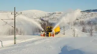 🇸🇪 Train chasse-neige & Premières circulations sur la Malmbanan