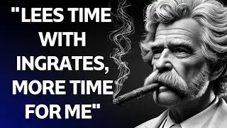 Learn Mark Twain's life lessons and 95% of your problems will disappear today!