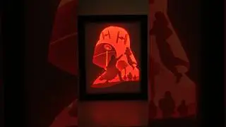 Darth Vader DIY Paper Cut Light Box