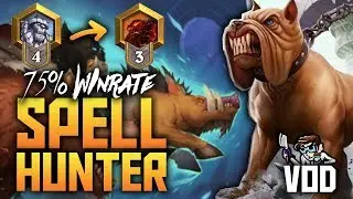 75% Winrate with Spell Hunter | VOD | The Witchwood | Hearthstone | Dekkster
