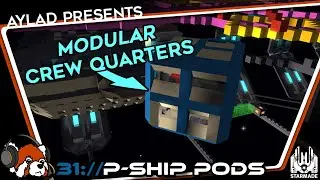 (Starmade Survival) Quarters for the P-Ship! #starmade