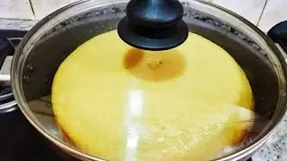 Eggless Sponge Cake in Kadai, Vanilla Sponge Cake