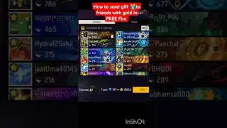 New Bug 🌍 |  Send Gifts🎁 with Gold coin🥇 in Free Fire  Max #shorts #memes