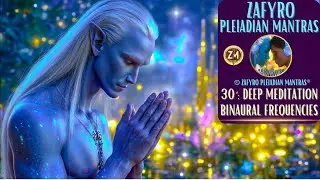 30´ DEEP MEDITATION WITH BINAURAL FREQUENCIES/  © ZAFYRO PLEIADIAN MANTRAS® OF LIGHT #432hz 