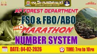 FSO & FBO/ABO | NUMBER SYSTEM | Live Stream 04 FEB 2026 @7PM.... #shyaminstitute