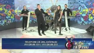 Meni je stobom sreca obecana   KCN Zapevaj    Ana Manasijevic i Maskarada bend   TV KCN