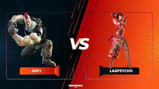Grey(Jack 7) vs Lagpsycho(Anna), DOJO 1.0 2022, POOL 3 LOSERS - TEKKEN 7 | INDIA |