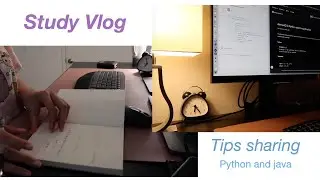 Python and java study vlog
