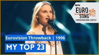 EUROVISION 1996 - MY TOP 23 [From POLAND]