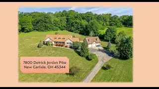 SOLD! 7800 Detrick Jordan Pike, New Carlisle, OH 45344 ~ Stunning home on over 17 acres!