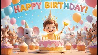 🎉 Happy Birthday Parade Song for Kids 🎂 | Sing Along & Celebrate with Friends #birthday #kidssongs