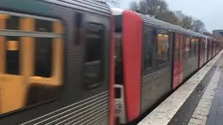 Ausfahrt eines DT3E als Leerfahrt an der Saarlandstr.