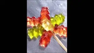 HOMEMADE LOLLIPOP #homemade #lollipopcandy #lollipop #candy #gummybear #viralvideo #shorts