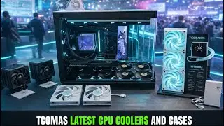 Кулеры TCOMAS LE100, LE200, WA300, WZ800 PRO, WG900 PRO, LX800 PRO, LG700 PRO и корпуса CF300 и C...