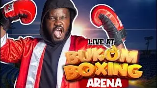 LEKZY DECOMIC INTRODUCES OB AMPONSAH LIVE AT THE BUKOM BOXING ARENA.