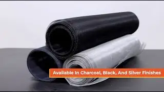 Aluminum Insect Screen | Strong, Durable Screens | Available In Charcoal, Black, & Silver Finishes