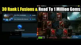 Darkness Rises 30 Rank L Fusions & Road To 1 Million Gems