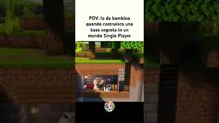 POV: Me every time I build a secret base in Minecraft #memes #minecraft #shorts